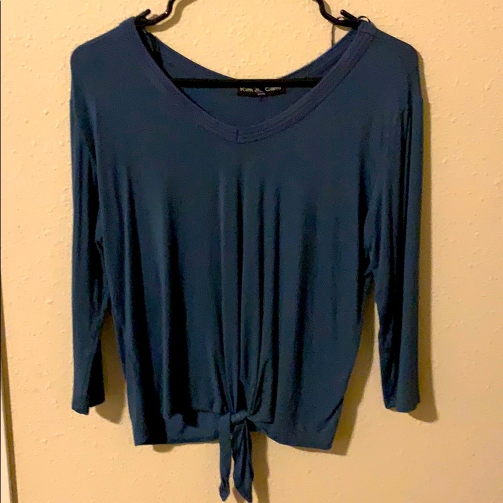 3/4 length sleeve top